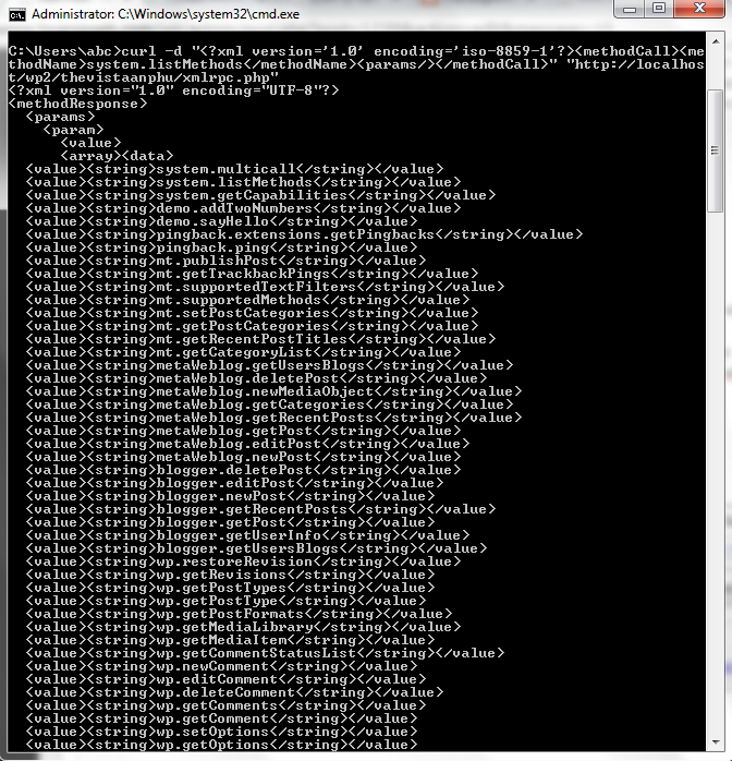 curl-xmlrpc