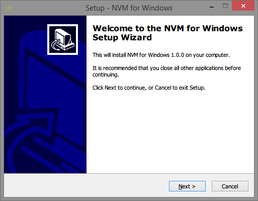 install nvm on windows git bash