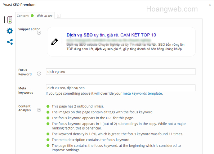 hướng dẫn cấu hình wordpress seo
