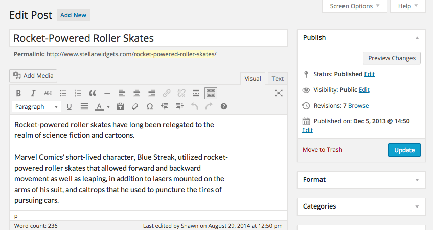 Combine shortcuts on WordPress 1