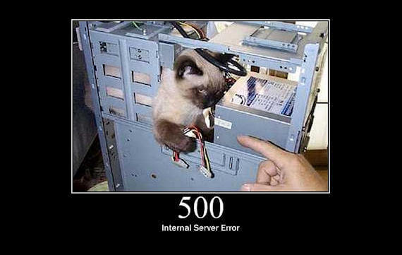 lỗi 500 internal server error