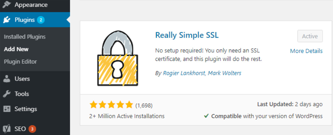 really simple ssl plugin