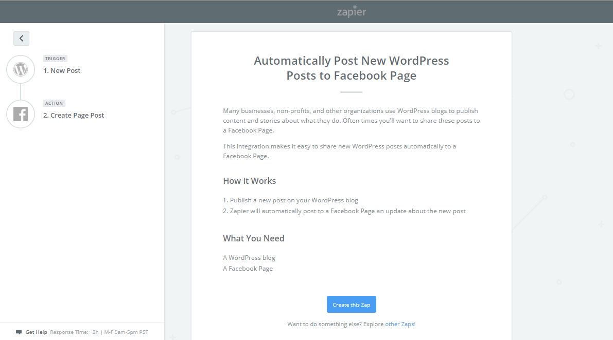 post new WordPress post