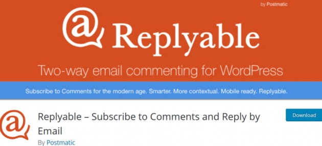 replyable comment plugin
